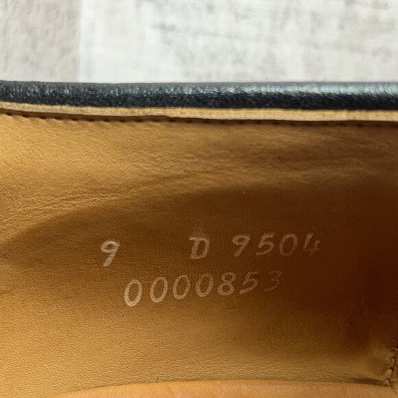 Allen Edmonds Kennett Men's Oxford Split Toe Derby Leather Black Size 9 D 9504 - Picture 16 of 16